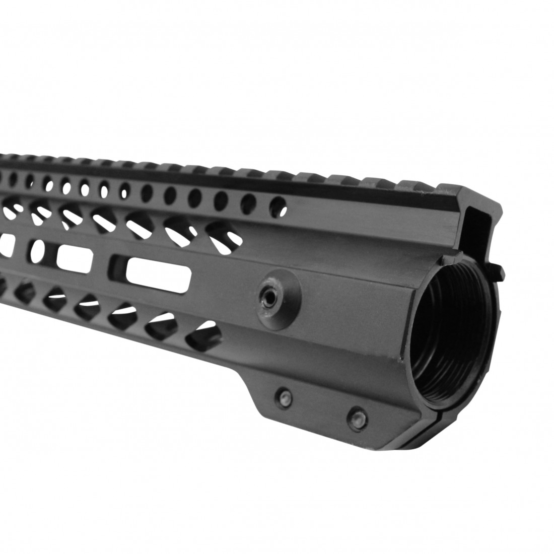 Ar M Lok Super Slim Free Float Handguard With Steel Barrel Nut